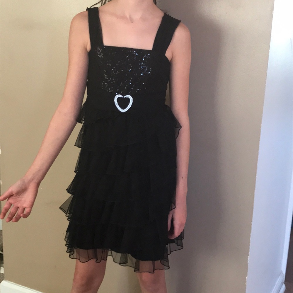 Girls concert black dress